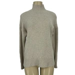 Everlane XS Women Turtle Neck Cashmere Blend Pullover Sweater Knit Recycled 4-4